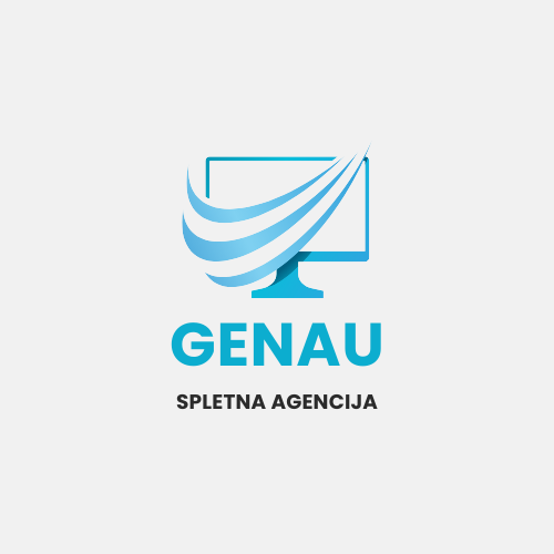 logotip podjetja genau spletna agencija